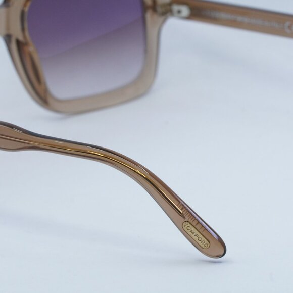 Tom Ford Wallis FT0688 45G Sunglasses - Shiny Light Brown Frame main image 8